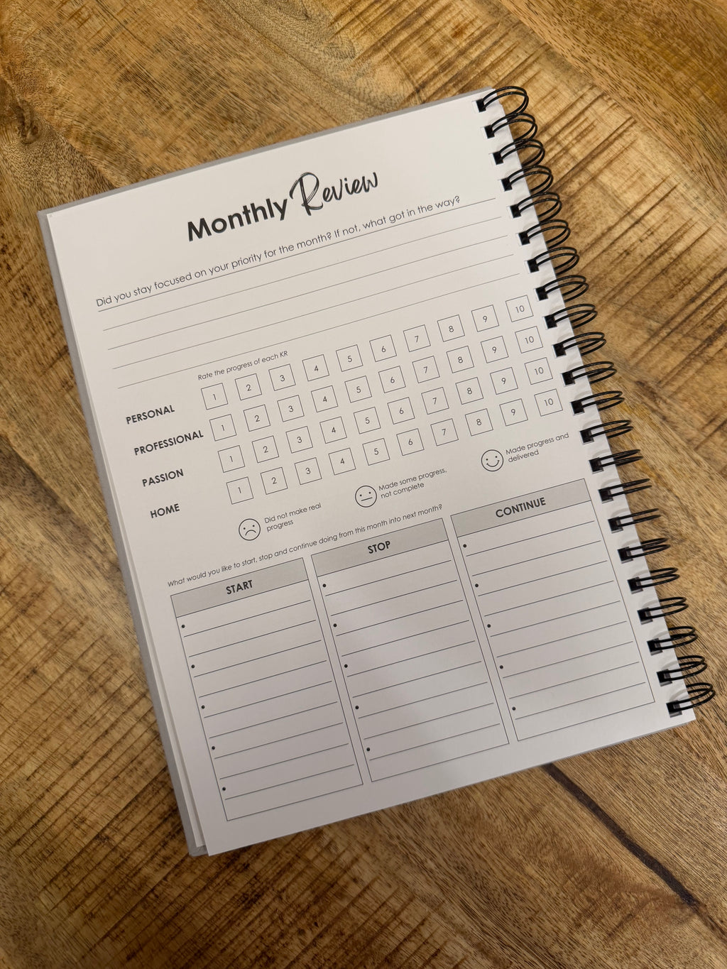 3 Months - Quarterly Planning Notebook