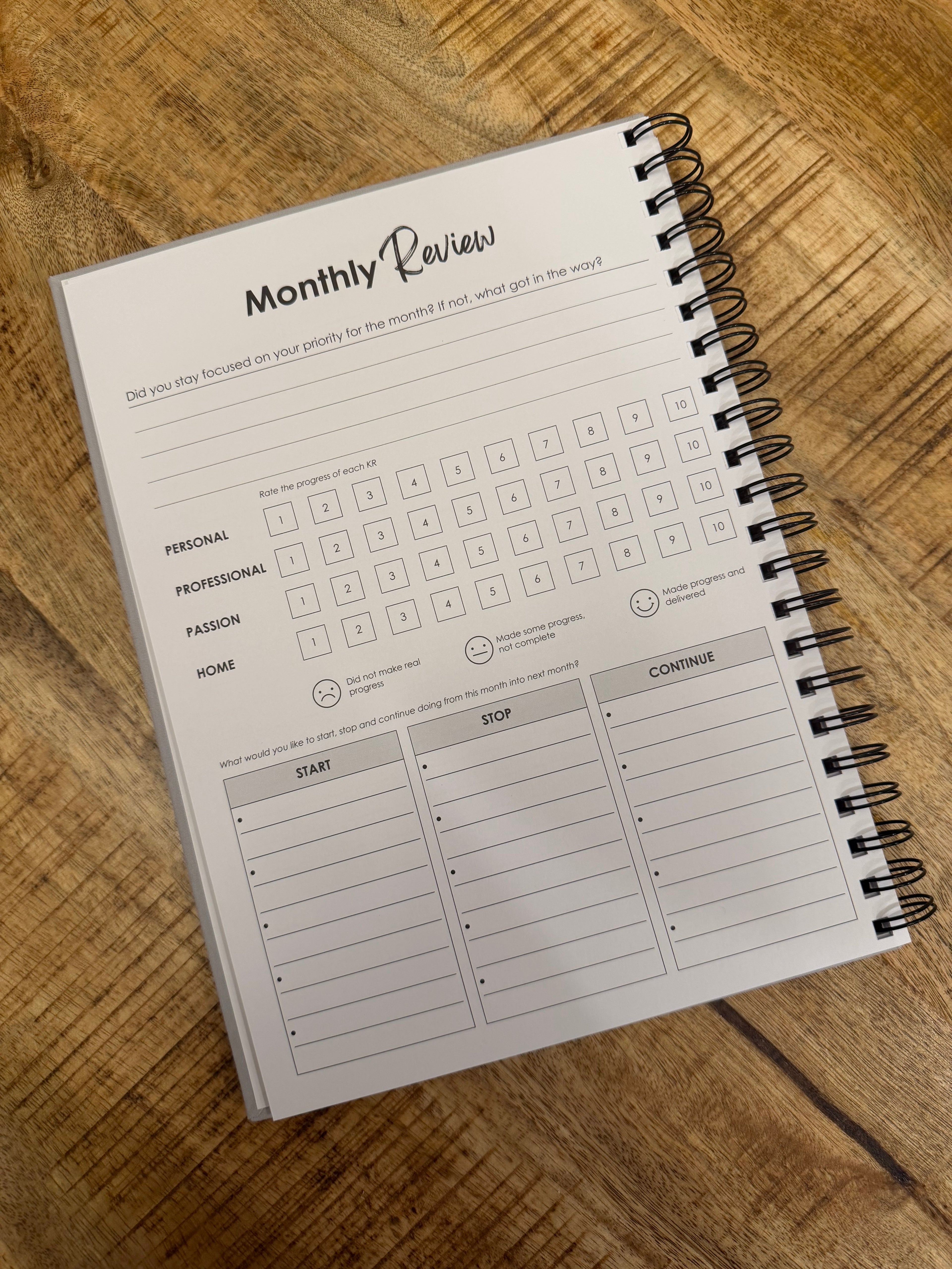 3 Months - Quarterly Planning Notebook